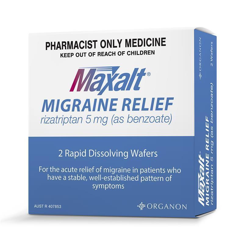 Load image into Gallery viewer, Maxalt Migraine Relief 5mg Wafer 2 Pack - Rizatriptan (S3)
