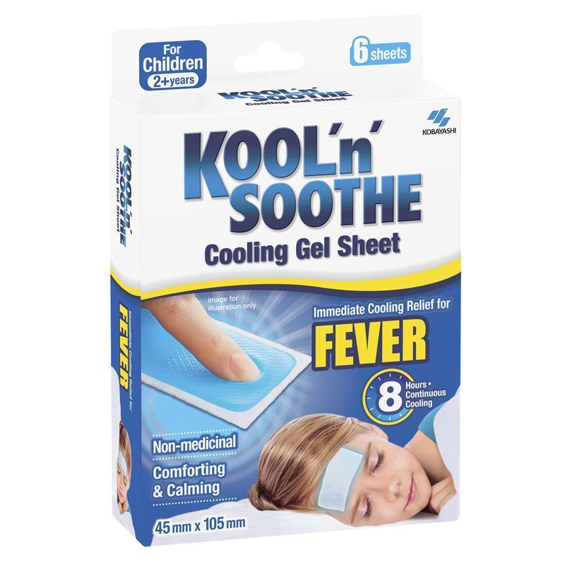 Load image into Gallery viewer, Kool n Soothe Kids Fever Relief - 6 Sheets
