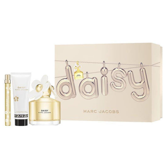 Marc Jacobs Daisy 100ml Eau de Toilette + Body Lotion 75ml & Pen Spray 10ml Set