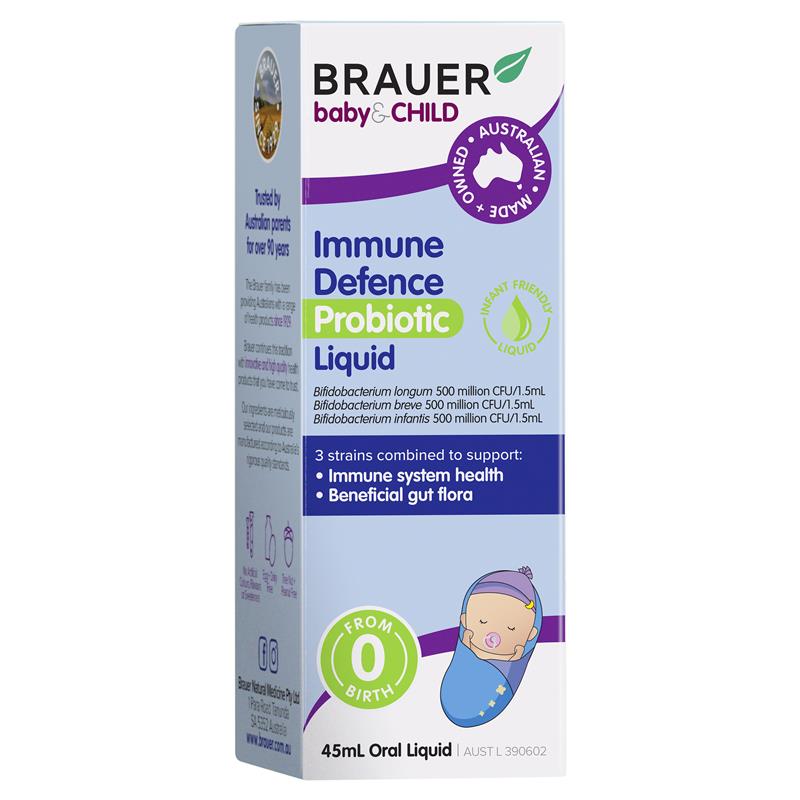 Load image into Gallery viewer, Brauer Immune Defence Probiotic Liquid For Infants 45ml
