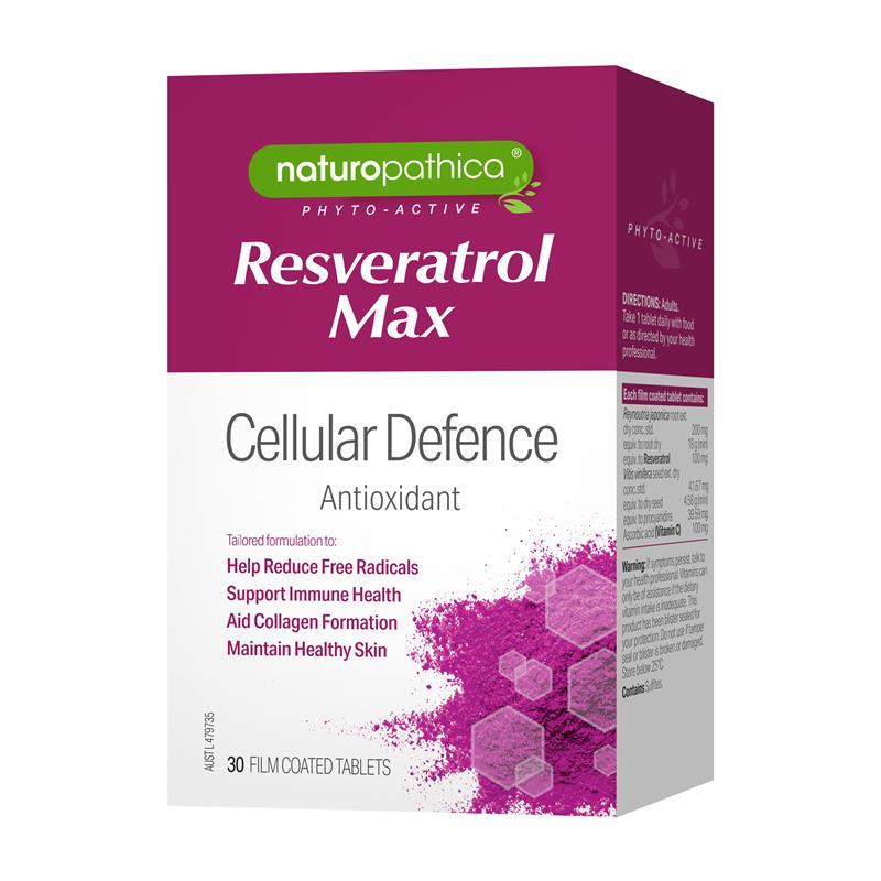 Load image into Gallery viewer, Naturopathica Resveratrol Max 30 Tablets
