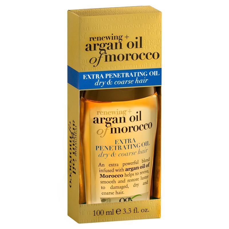 Load image into Gallery viewer, OGX Renewing Moroccan Argan Oil Extra Strength Penetrating Oil 100ml
