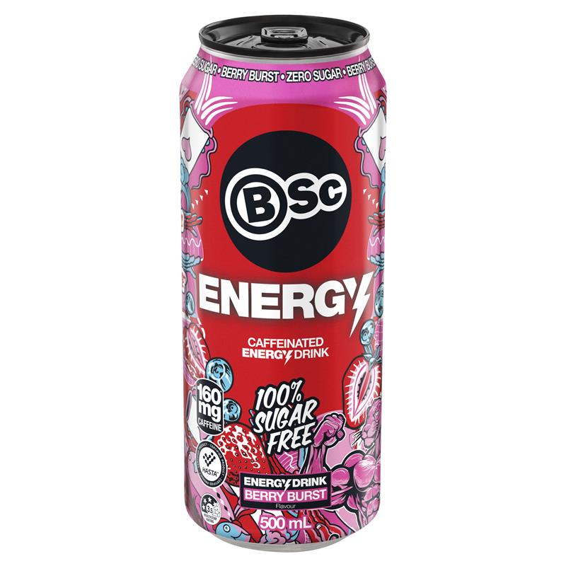 Load image into Gallery viewer, BSc Energy Drink Berry Burst 500ml
