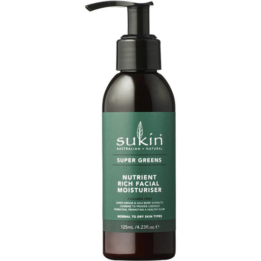 Sukin Super Greens Nutrient Rich Facial Moisturiser 125ml