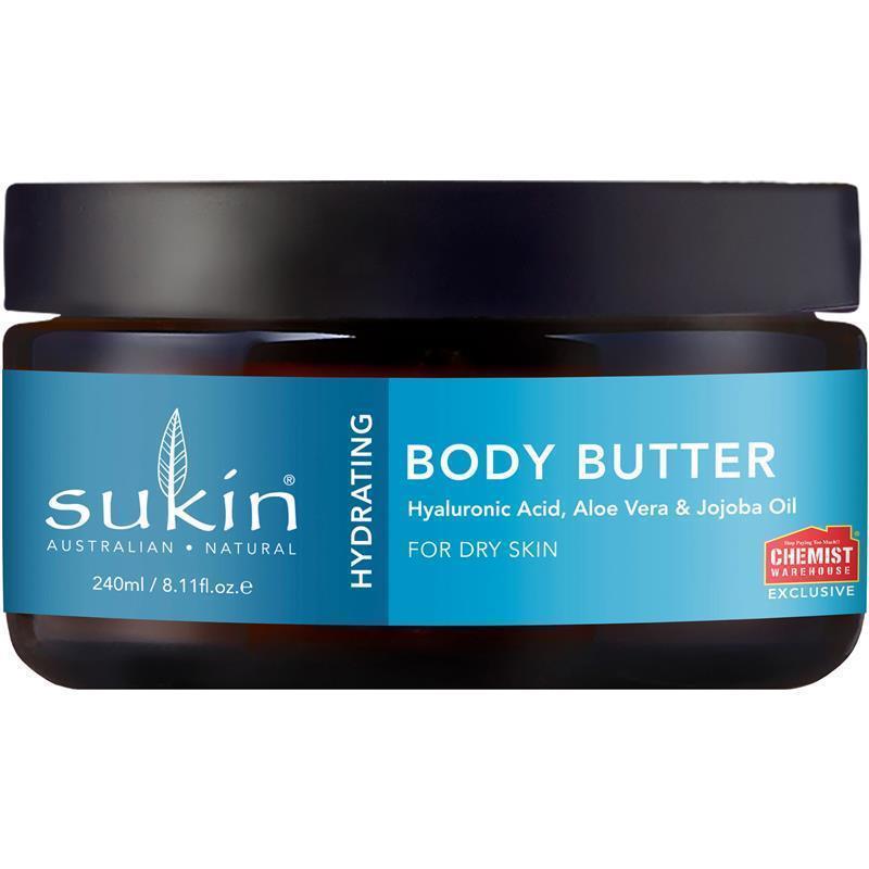 Load image into Gallery viewer, Sukin Hydrating Hyaluronic Acid Body Butter 240ml
