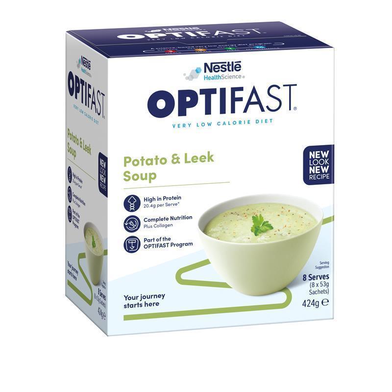 Load image into Gallery viewer, Optifast VLCD Soup Potato Leek 8 x 53g
