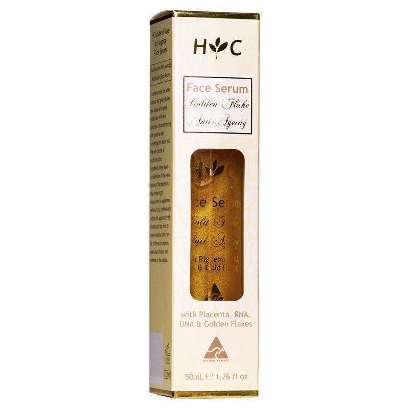 Load image into Gallery viewer, Healthy Care Anti Ageing Gold Flake Face Serum 50ml
