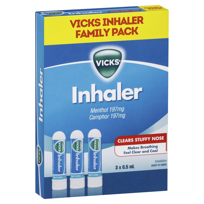 Load image into Gallery viewer, Vicks Inhaler Triple Pack 3 x 0.5mL
