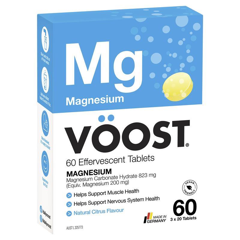 Load image into Gallery viewer, Voost Magnesium Effervescent 60 Pack Exclusive Size
