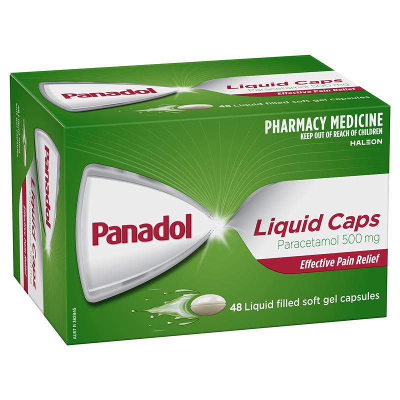 Load image into Gallery viewer, Panadol Liquid Capsules Paracetamol Pain Relief 48 Capsules

