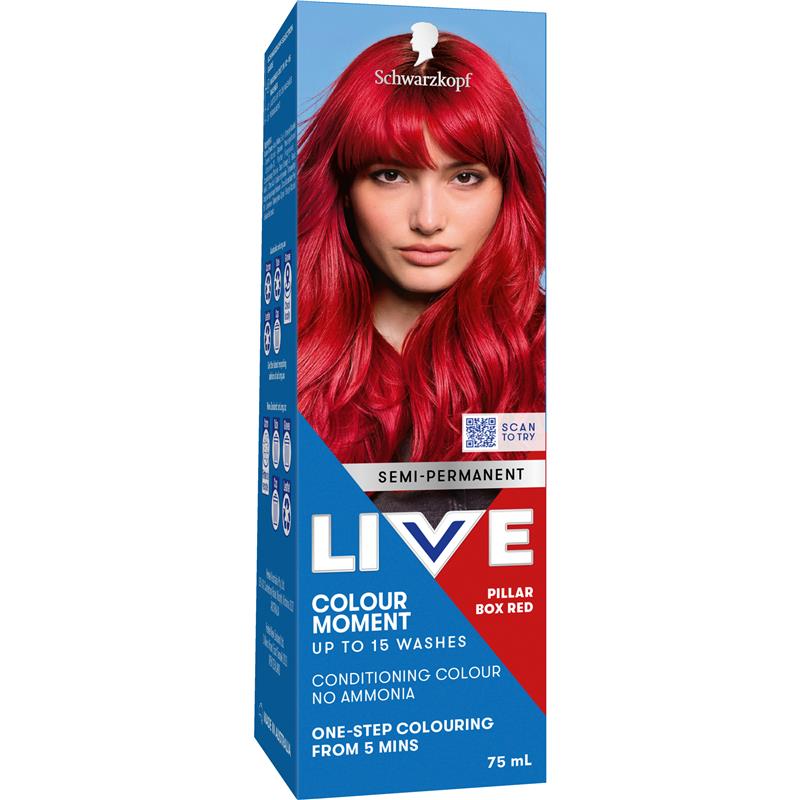 Load image into Gallery viewer, Schwarzkopf LIVE Colour Pillar Box Red Semi Permanent 75ml
