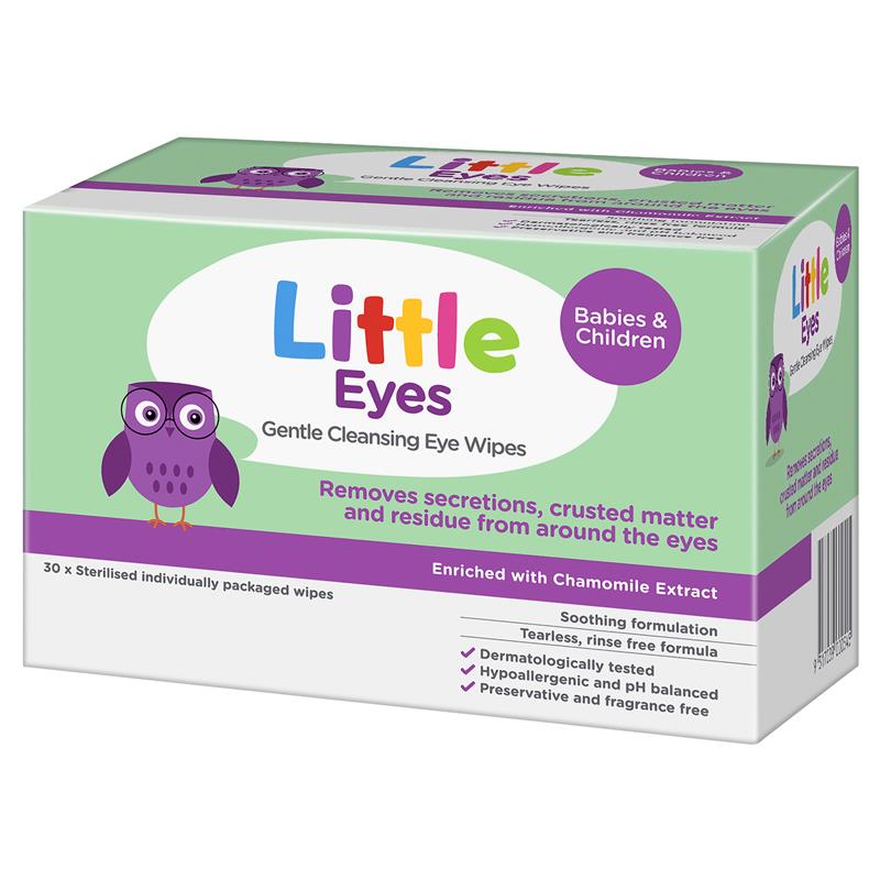 Load image into Gallery viewer, Little Eyes Cleansing Wipes 30
