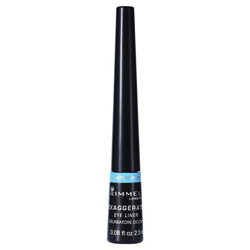 Load image into Gallery viewer, Rimmel Exaggerate Waterproof Eye Liquid Liner 100% Black
