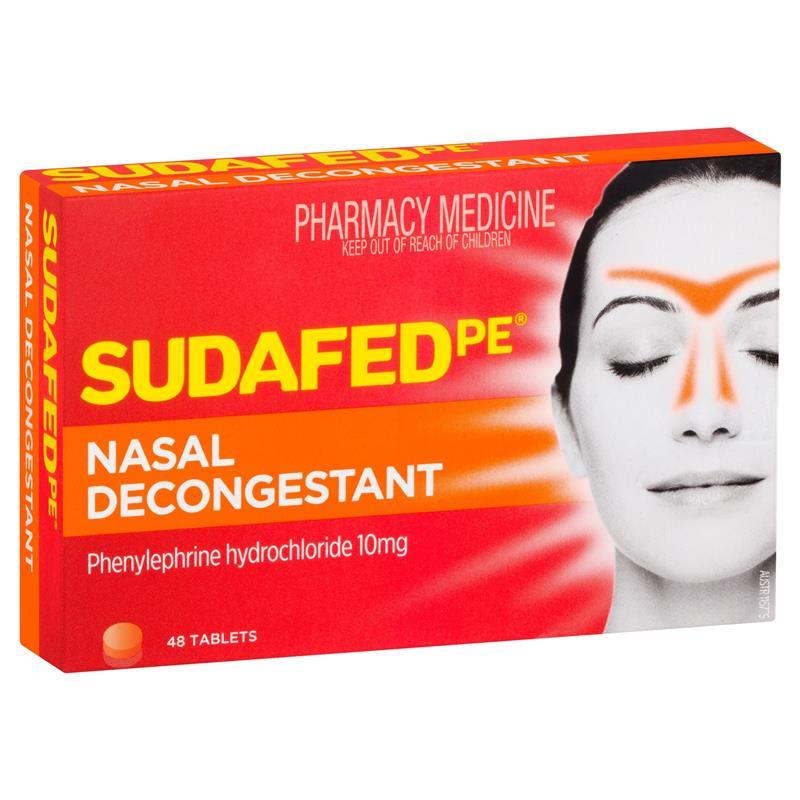 Load image into Gallery viewer, Sudafed PE Nasal Decongestant Tablets 48 Pack
