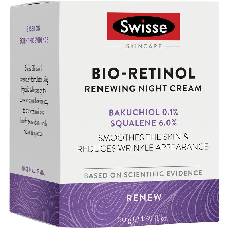 Load image into Gallery viewer, Swisse Skincare Bio Retinol Renewing Night Cream 50g
