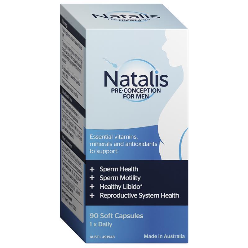 Load image into Gallery viewer, Natalis Conceive Support for Men 90 Capsules

