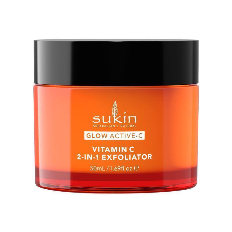 Load image into Gallery viewer, Sukin Glow Active-C Vitamin C 2-in-1 Exfoliator 50ml
