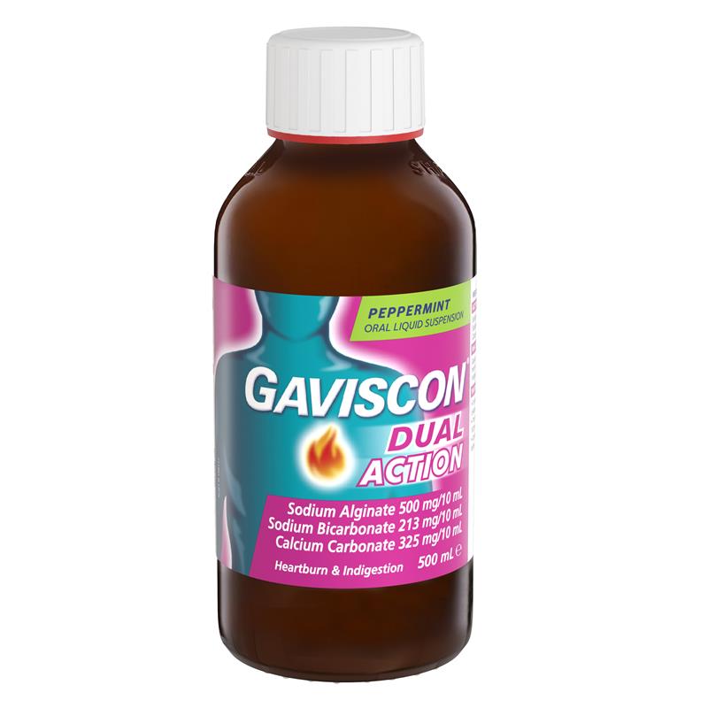 Load image into Gallery viewer, Gaviscon Dual Action Liquid Peppermint 500ml
