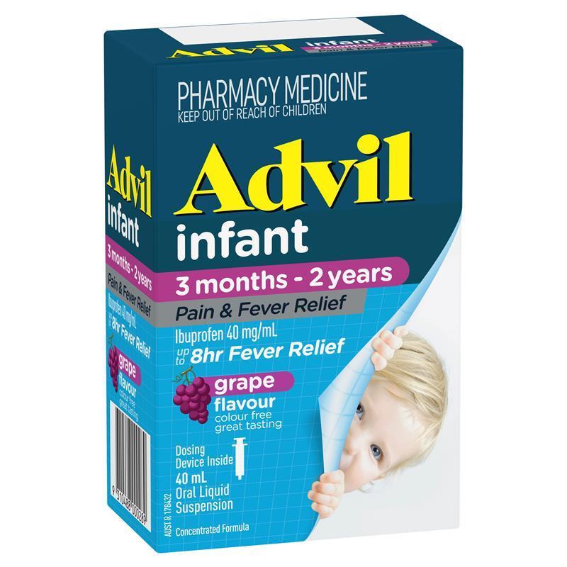 Load image into Gallery viewer, Advil Pain &amp; Fever Infant Drops 40ml
