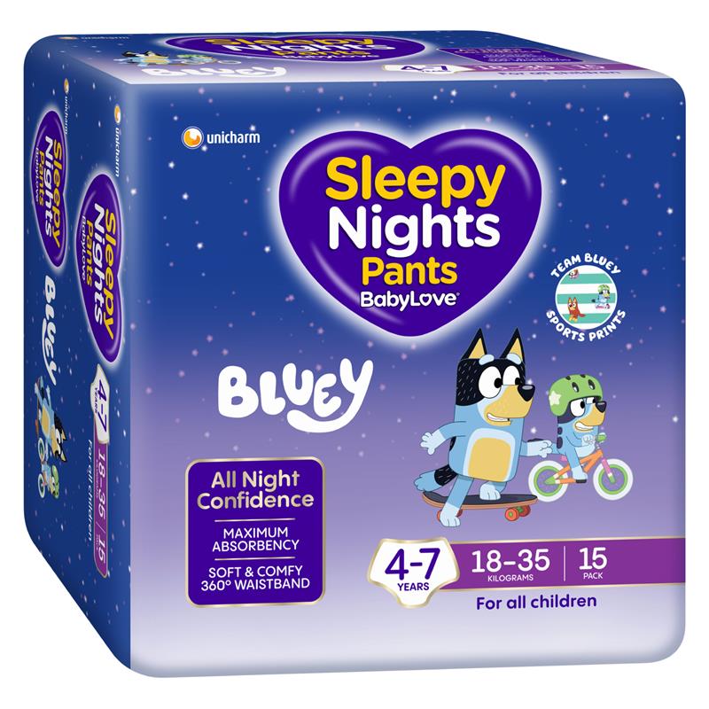 Load image into Gallery viewer, BabyLove SleepyNights Pants 4-7 years (18-35kg) 15 Pack
