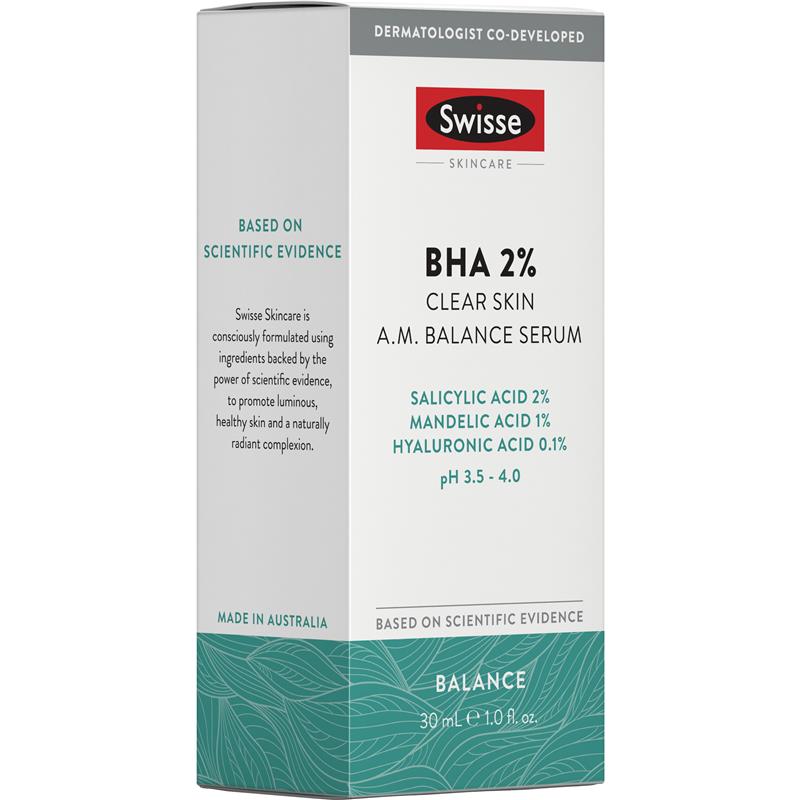 Load image into Gallery viewer, Swisse Skincare BHA 2% Clear Skin AM Balance Serum 30ml

