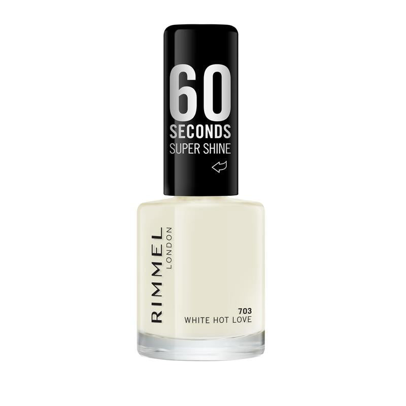 Load image into Gallery viewer, Rimmel 60 Seconds Nail Polish White Hot Love
