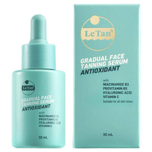 Le Tan Gradual Face Tanning Serum Anti Oxidant 30ml