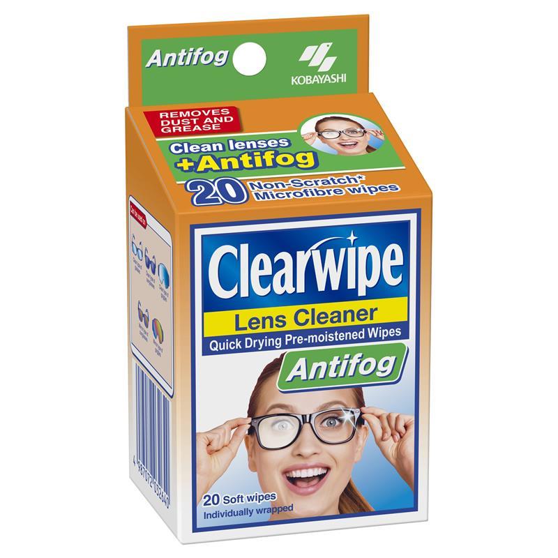 Load image into Gallery viewer, Clearwipe Antifog Lens Cleaner 20 Wipes
