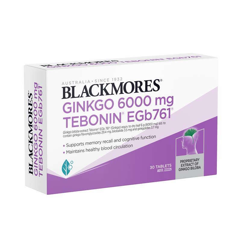 Load image into Gallery viewer, Blackmores Ginkgo 6000mg 30 Tablets
