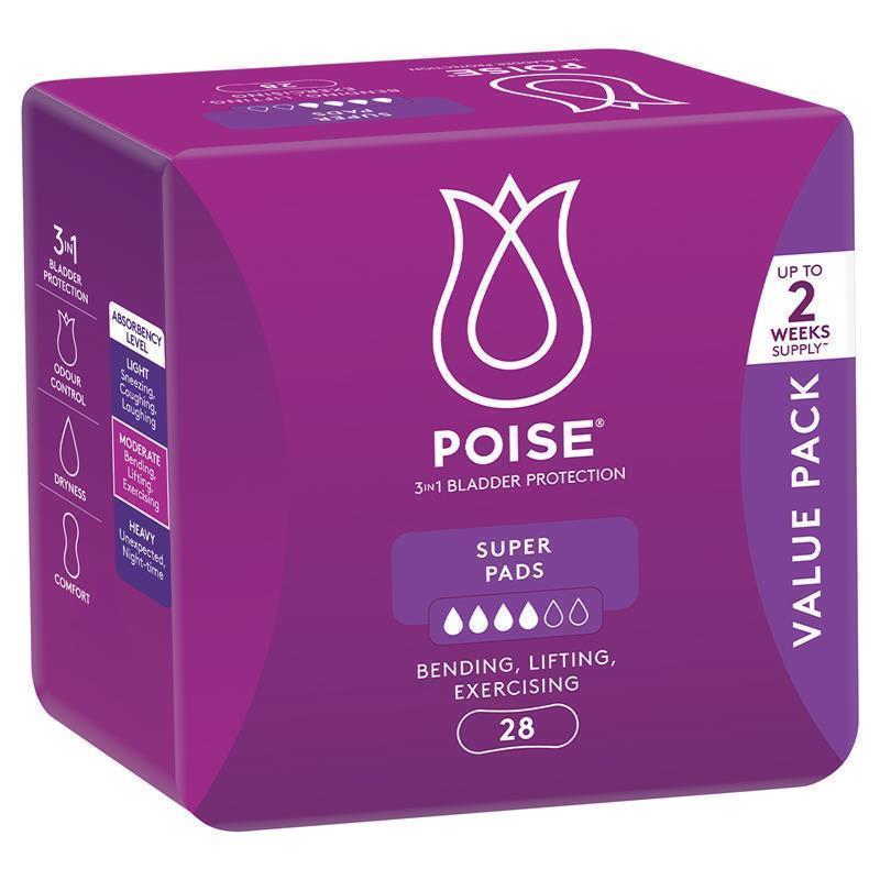Load image into Gallery viewer, Poise Pads Super 28 Bulk Pack
