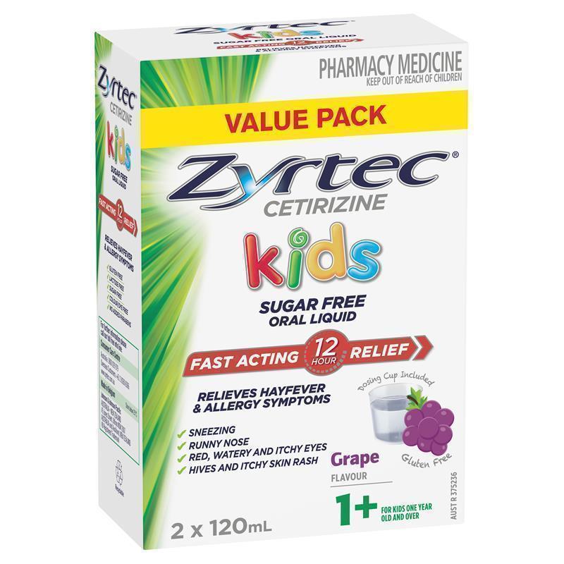 Load image into Gallery viewer, Zyrtec Kids Liquid Grape 240ml
