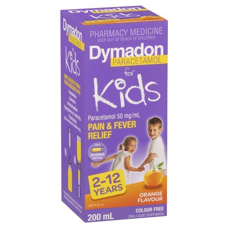 Load image into Gallery viewer, Dymadon for Kids Orange 2 years - 12 years 200mL
