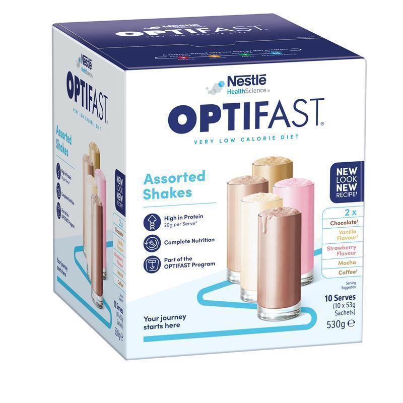 Load image into Gallery viewer, Optifast VLCD Shake Assorted Pack 10 x 53g
