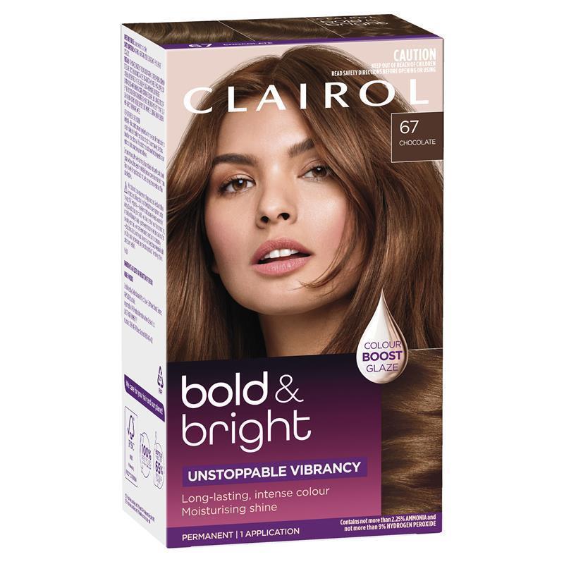Load image into Gallery viewer, Clairol Bold &amp; Bright Permanent Hair Colour 67 Chocolate
