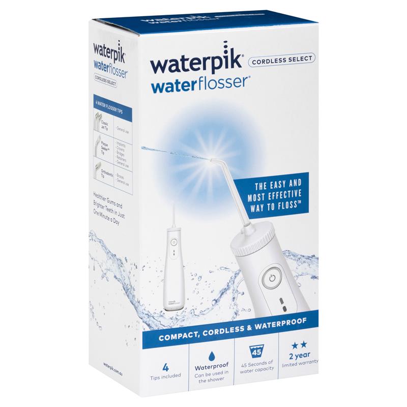 Load image into Gallery viewer, Waterpik Cordless Select Rechargeable Water Flosser White
