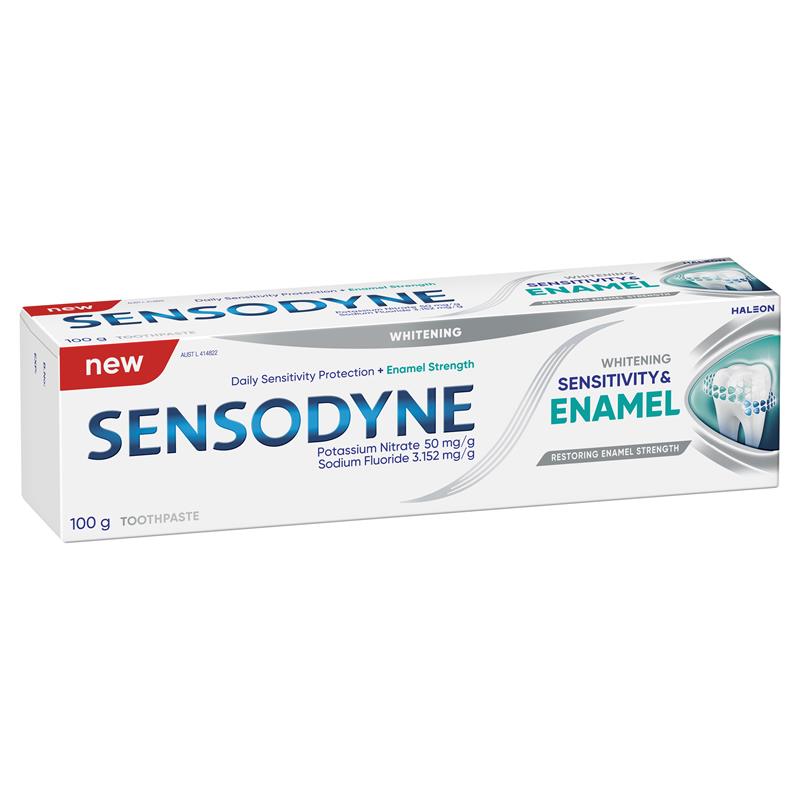 Load image into Gallery viewer, Sensodyne Toothpaste Sensitivity &amp; Enamel Whitening 100g
