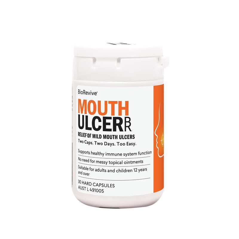 Load image into Gallery viewer, BioRevive MouthUlcer Mouth Ulcer Relief 30 Capsules
