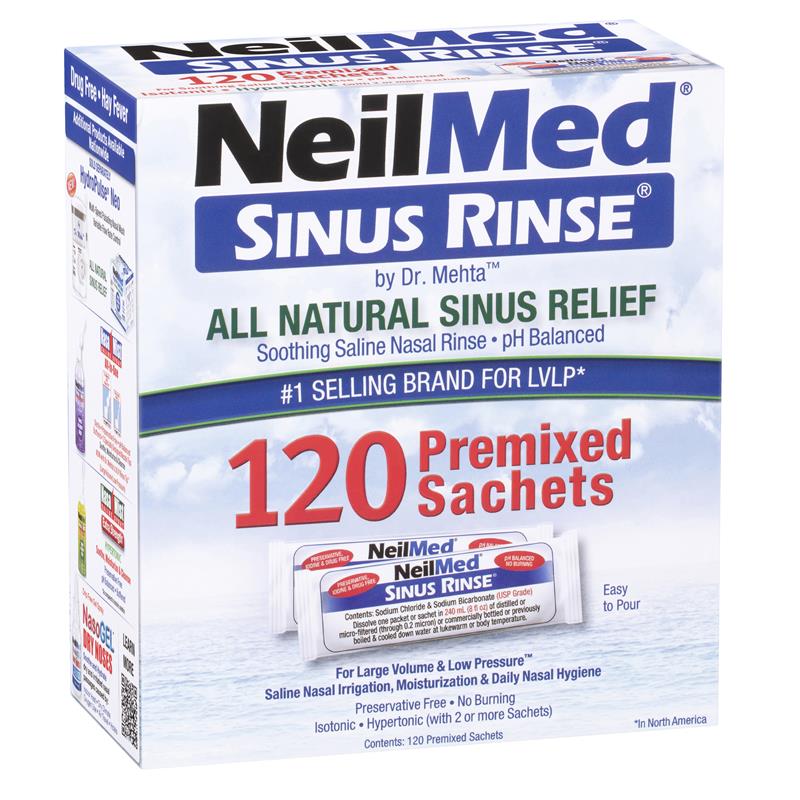Load image into Gallery viewer, NeilMed Sinus Rinse 120 Sachets
