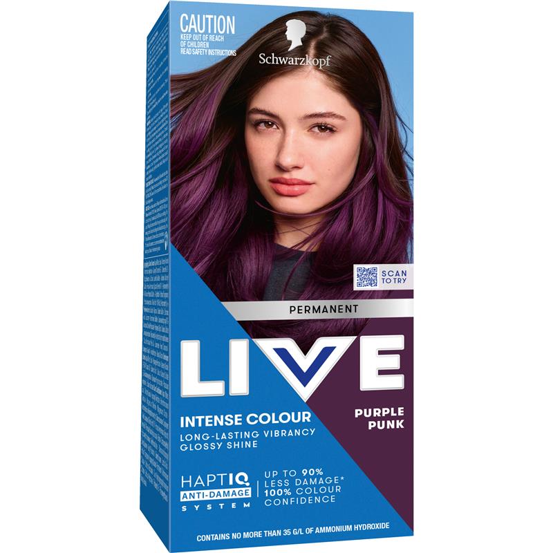 Load image into Gallery viewer, Schwarzkopf Live Colour Permanent Purple Punk
