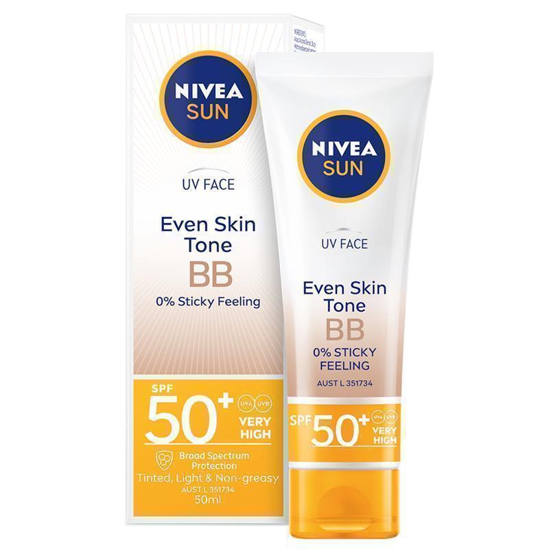 Load image into Gallery viewer, NIVEA Sun UV Face Sunscreen BB Cream SPF50 50ml
