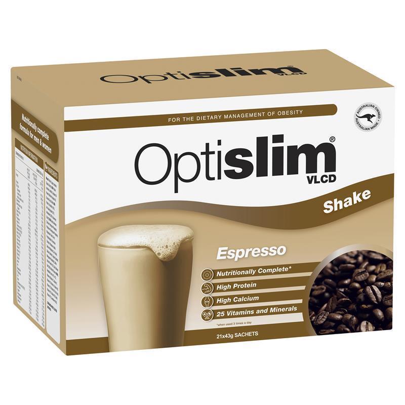 Load image into Gallery viewer, Optislim VLCD Expresso Coffee Milkshake 21 x 40g
