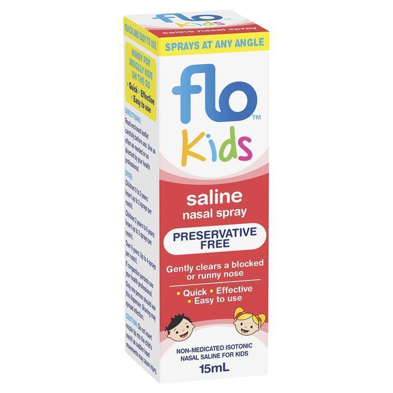 Load image into Gallery viewer, FLO Kids Saline Nasal Spray 15ml
