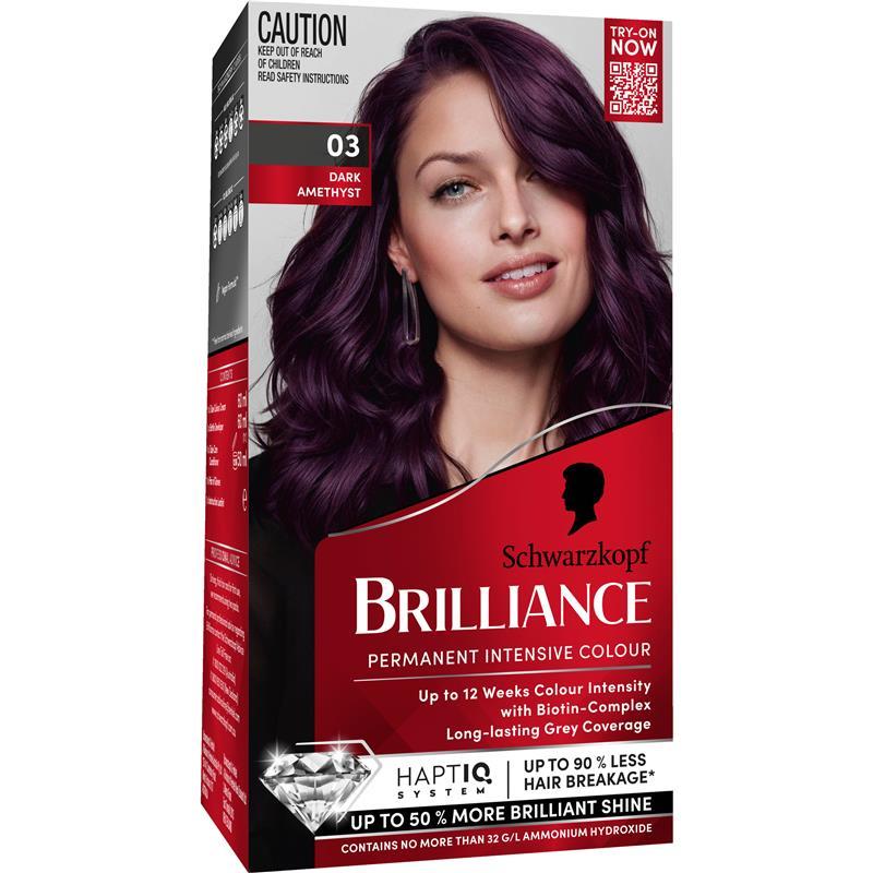 Load image into Gallery viewer, Schwarzkopf Brilliance 03 Dark Amethyst New
