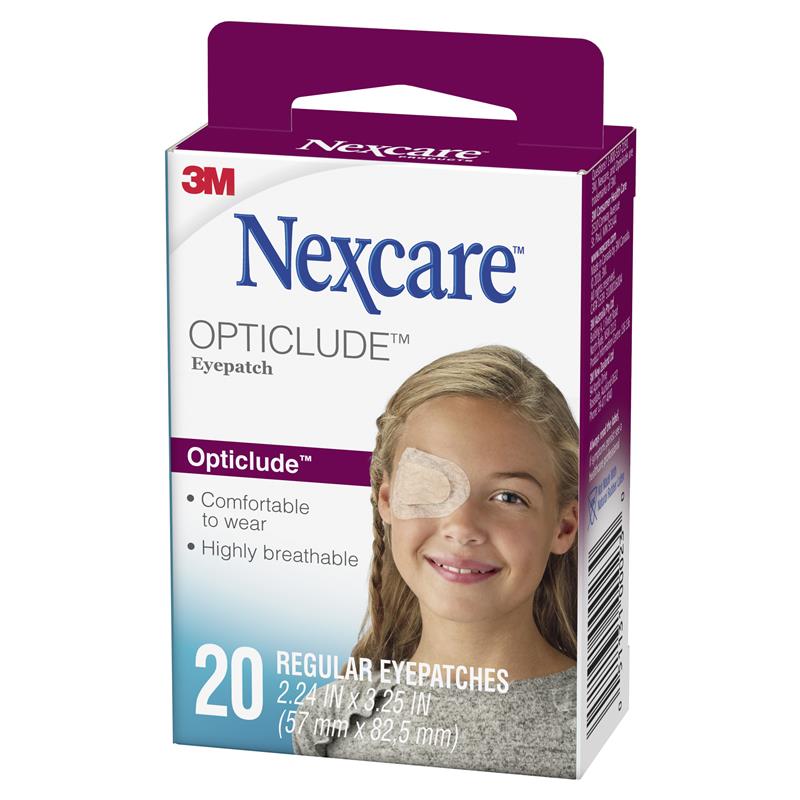 Load image into Gallery viewer, Nexcare Opticlude Orthoptic Eye Patch Regular 81mm x 55.5mm
