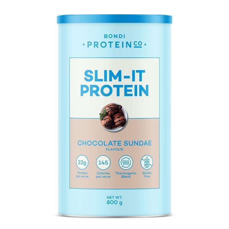 Load image into Gallery viewer, Bondi Protein Co. Slim It Protein Chocolate Sundae 800g
