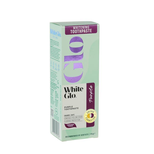 White Glo Toothpaste Purple Tooth Toner 115g