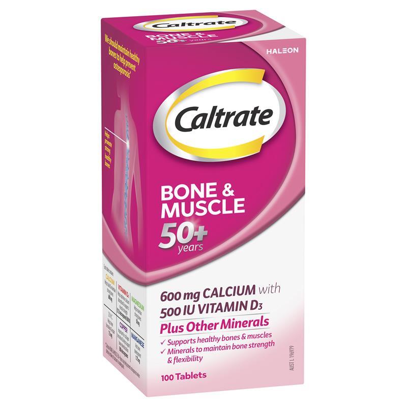 Load image into Gallery viewer, Caltrate Bone &amp; Muscle 50+ 100 Tablets

