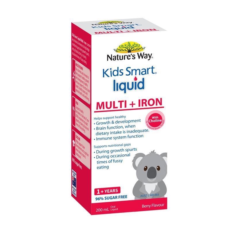 Load image into Gallery viewer, Nature's Way Kids Smart Liquid Multi + Iron 200ml
