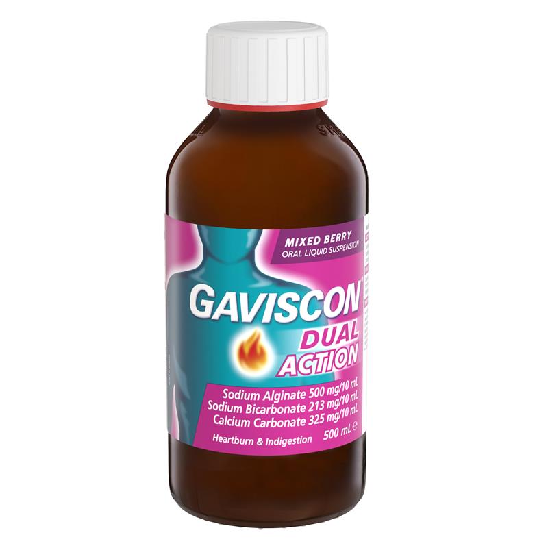 Load image into Gallery viewer, Gaviscon Dual Action Liquid Mixed Berry 500ml

