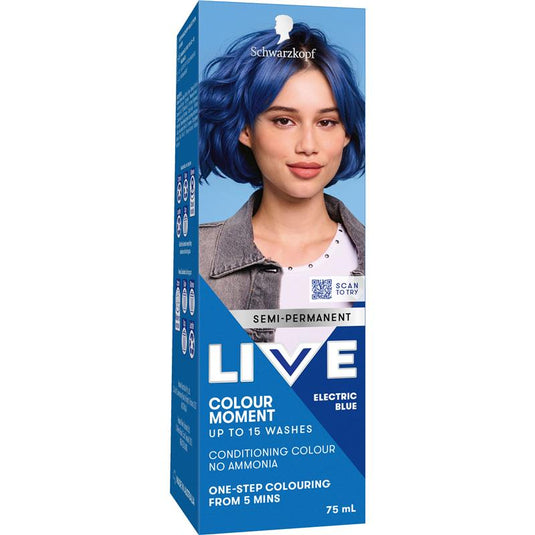 Schwarzkopf LIVE Colour Electric Blue Semi Permanent 75ml